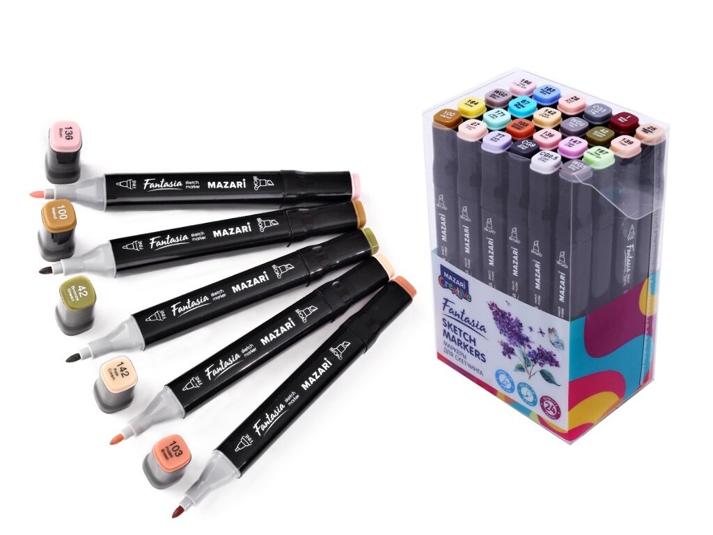 Те самые маркеры, которые брать не стоит. Разве что, как фломастеры детям