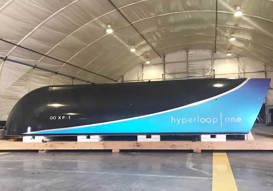 Капсула "Hyperloop One"
