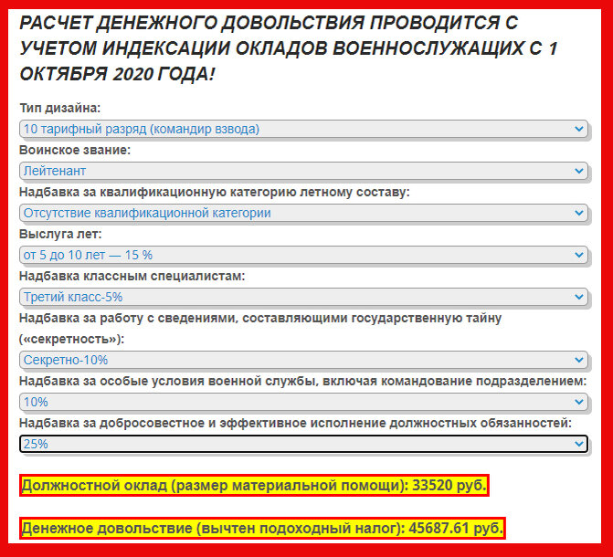 Денежное довольствие военнослужащих в 2024 году. Калькулятор денежного довольствия. Расчет денежного довольствия военнослужащего. Калькулятор денежного довольствия военнослужащего. Калькулятор денежного довольствия военнослужащих с 1 октября 2020 года.