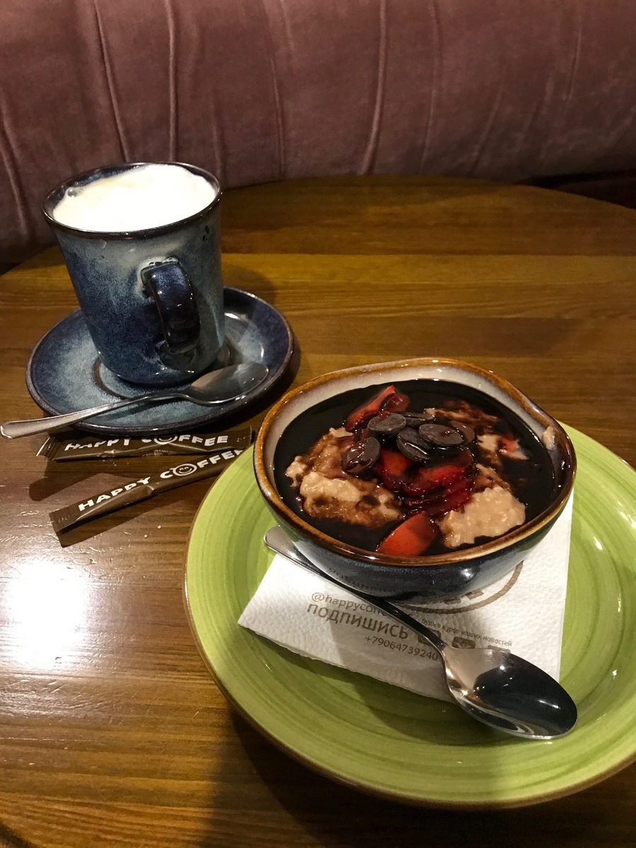 Овсянка в шоколаде