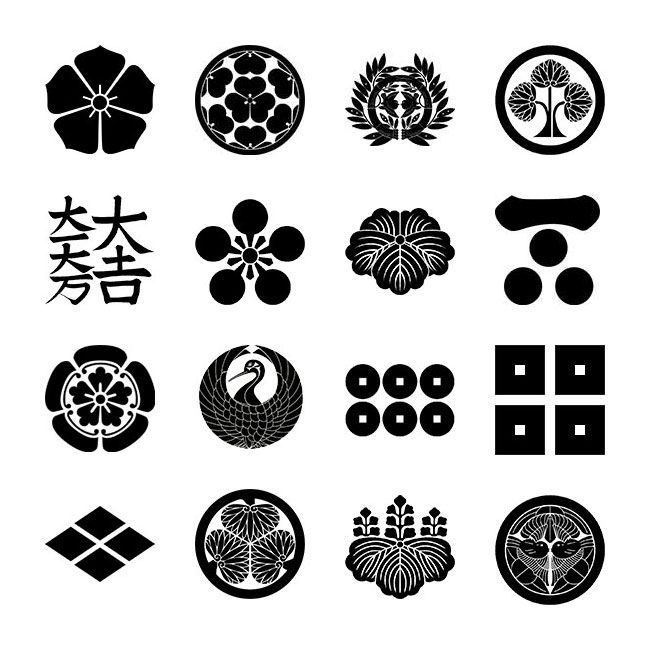 Система знаков у японцев 11 букв. Кланы самураев в Японии гербы. Камон Япония символы. Камон японские родовые гербы. Символы самурайских кланов Токугава.
