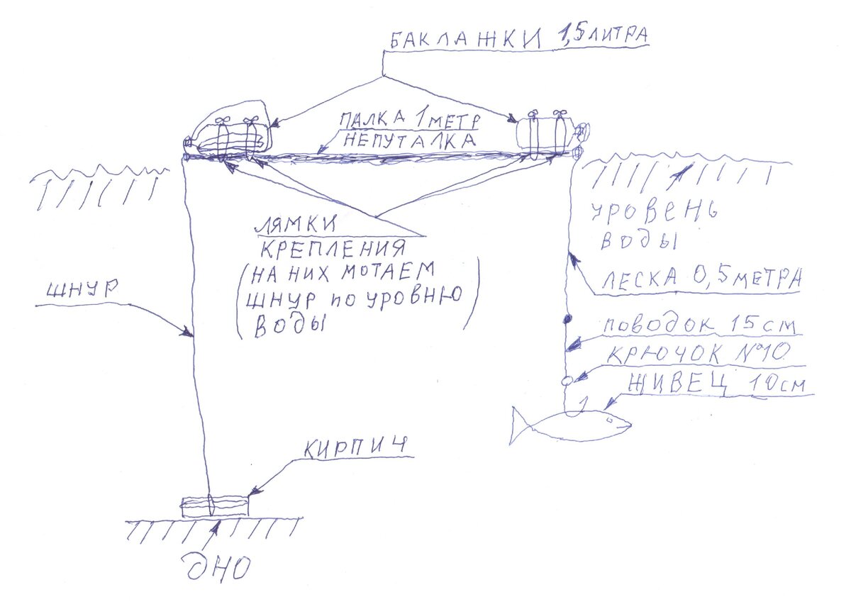 Схема баклажки
