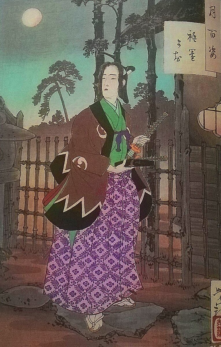 Художник Цукиока Ёситоси. Фото автора