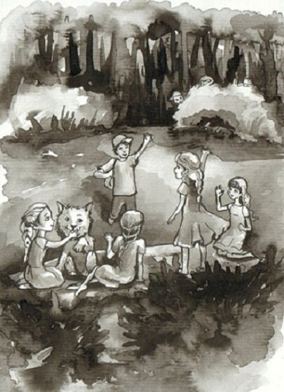 Иллюстрация к сказке Марии Ратьковой.