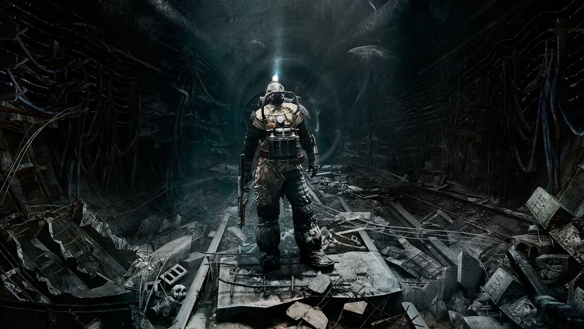 Снимок из постапокалиптической игры Metro 2034: Last Light. 