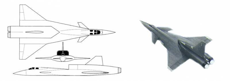 
Возможный облик самолета "701". 