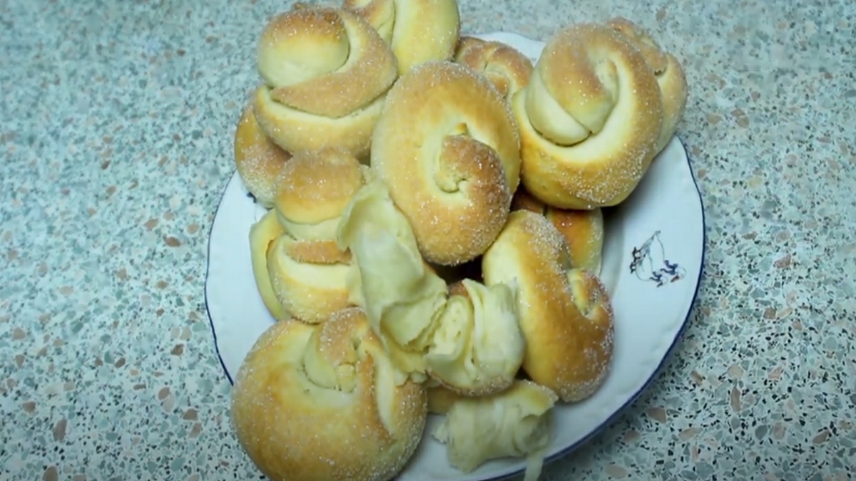 Булочки получились вкусными!