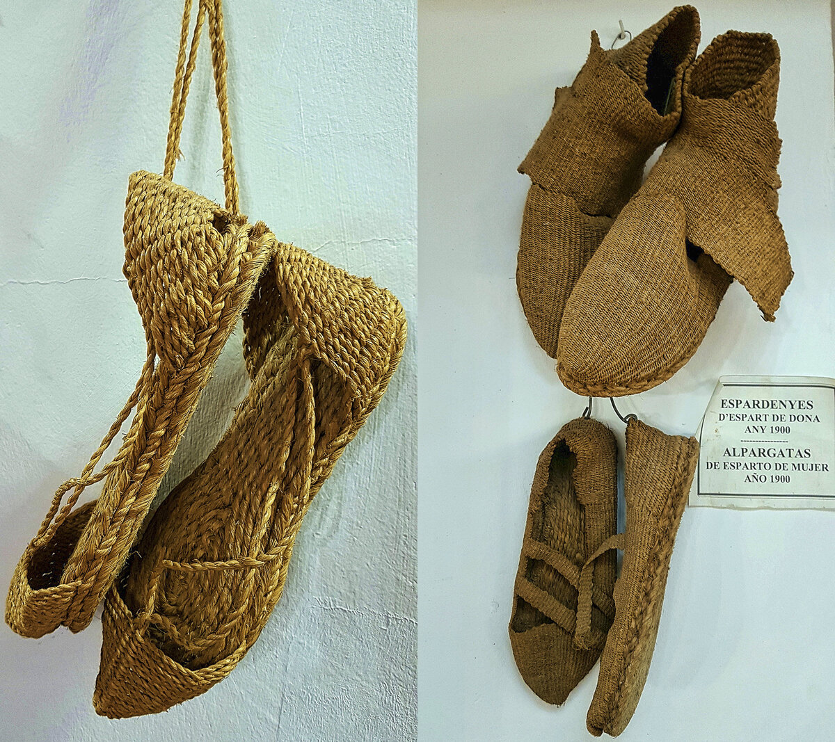 Так выглядят эспадрильи (в испанском - alpargatas). Фото моё