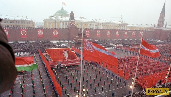 7 ноября 1987 г. Красная площадь. Фото из открытых источников.