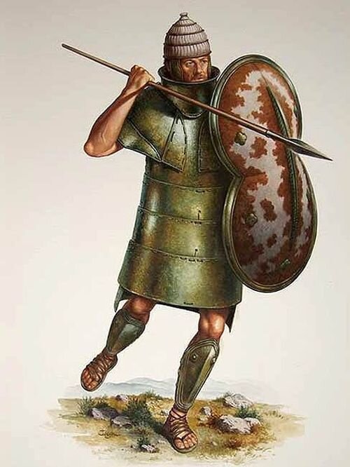 Микенские латы. Ахиллес мог одеваться именно так