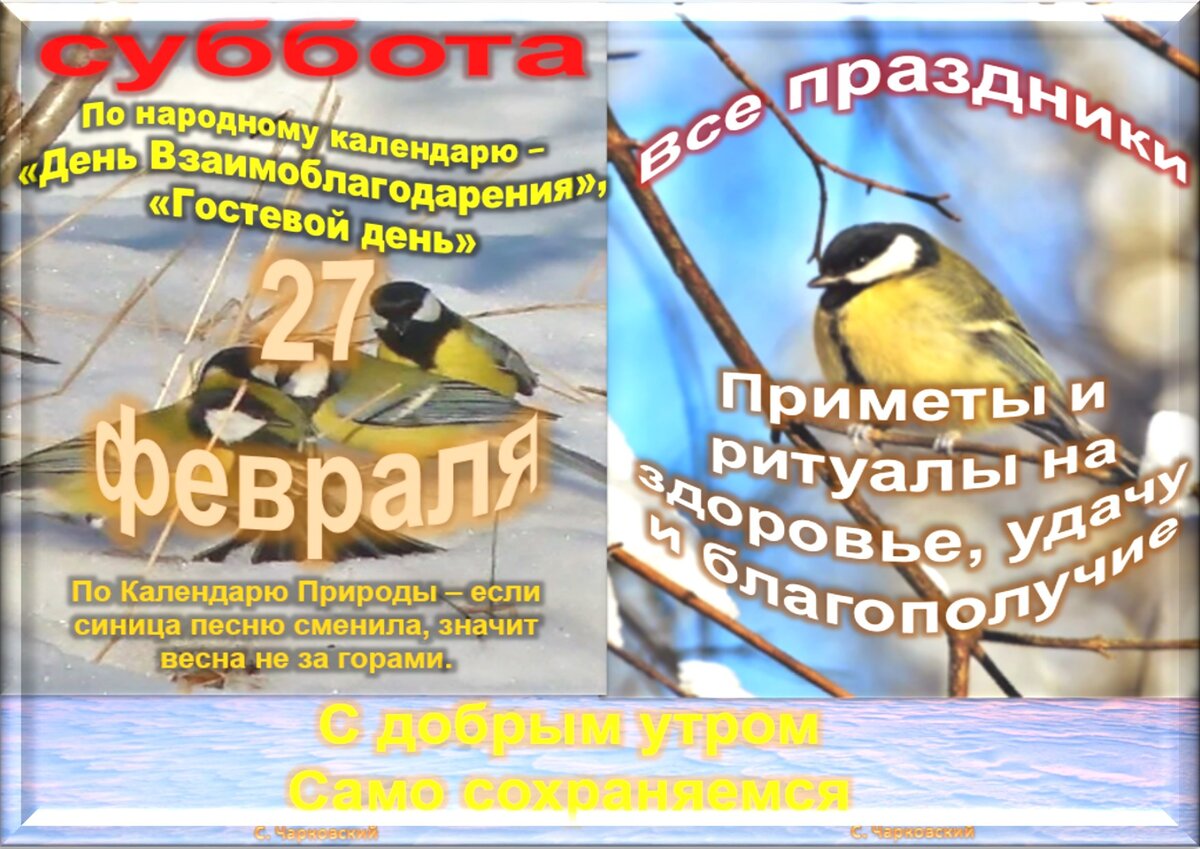 Встречаем новый день
