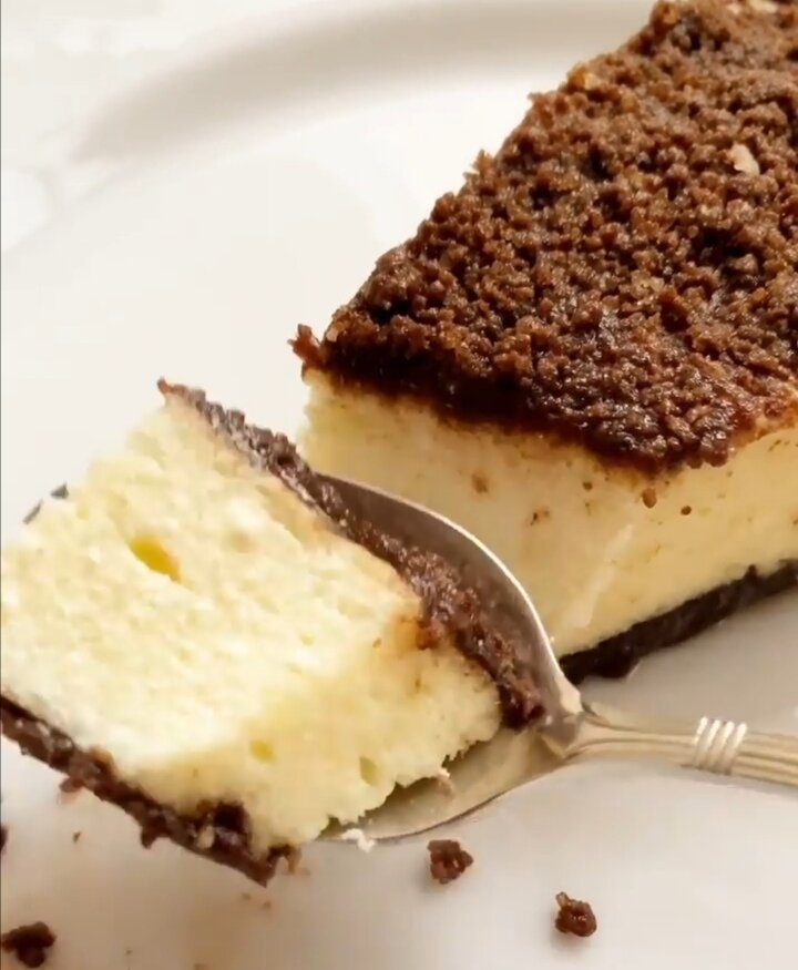 Королевская ватрушка с творогом и какао в духовке