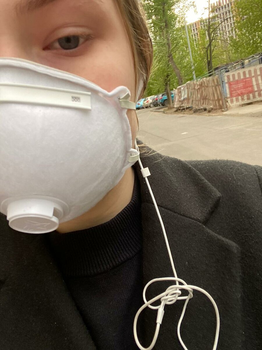 дочка в период "масочного режима"