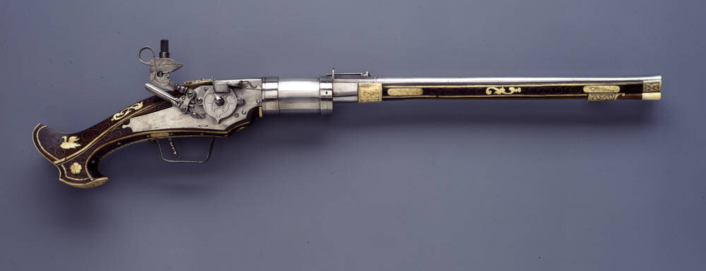 Револьвер (Германия, ок. 1600 года). Общий вид.