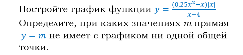 Строим график функции с выколотой точкой. Задание 22 ОГЭ