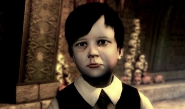 Лицо у малого, конечно, потешное.