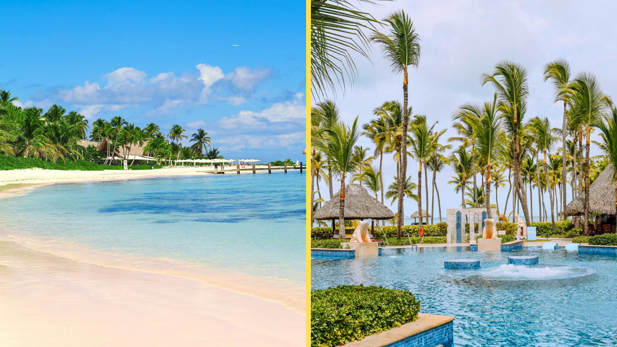 Пляж Баваро/ Территория отеля Barcelo Bavaro Palace 5*