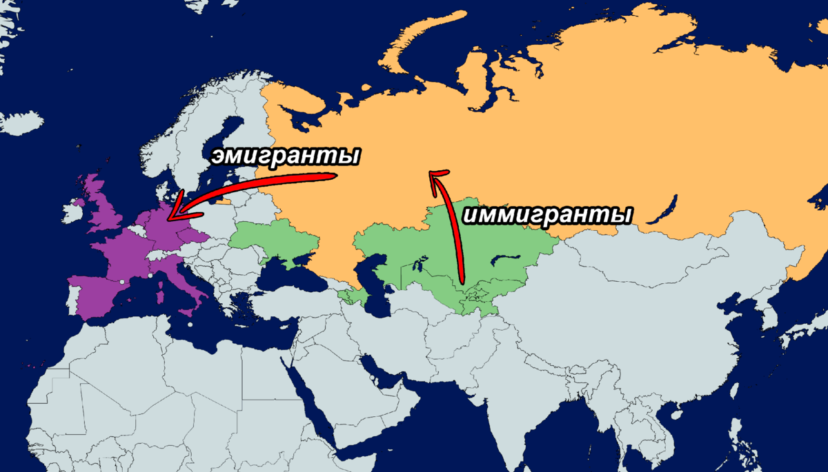 Иммигрант это. Эмигрант и иммигрант. Эмигранты и иммигранты в чем разница. Иммигранты и эмигранты субъектов РФ. Карта мира приемники эмигрантов.