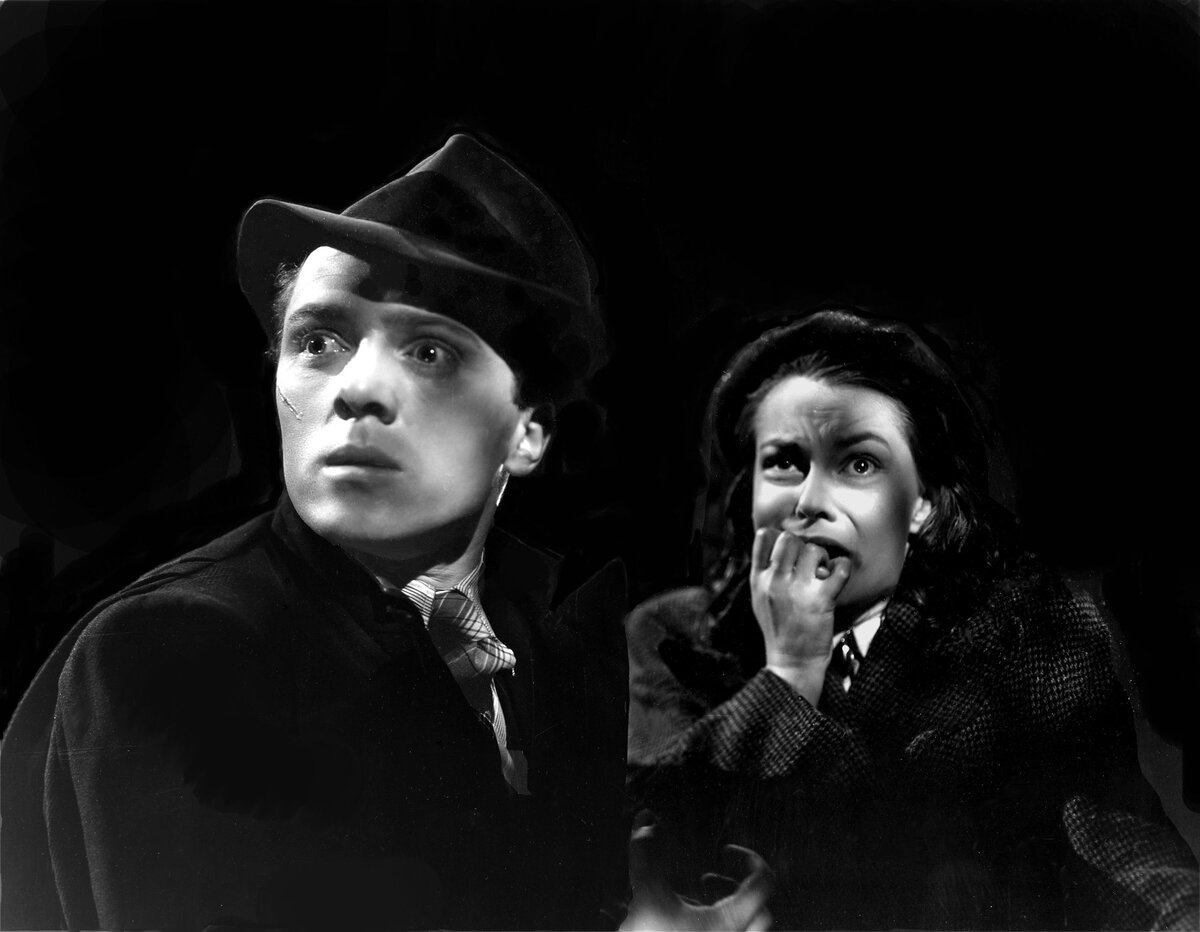 Кадр из фильма "Брайтонская скала", 1948 г.