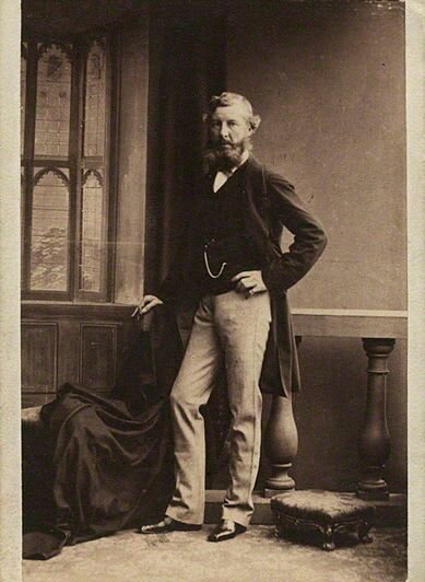 Фото мужа Луизы, 7-го герцога Манчестерского, 1860 год