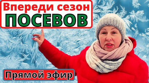 Прямой эфир. Впереди сезон посевов. Строим планы на сезон 2022