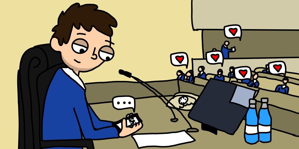 Борьба за лайки как вид соцсоревнования. Карикатура с сайта news-life.org