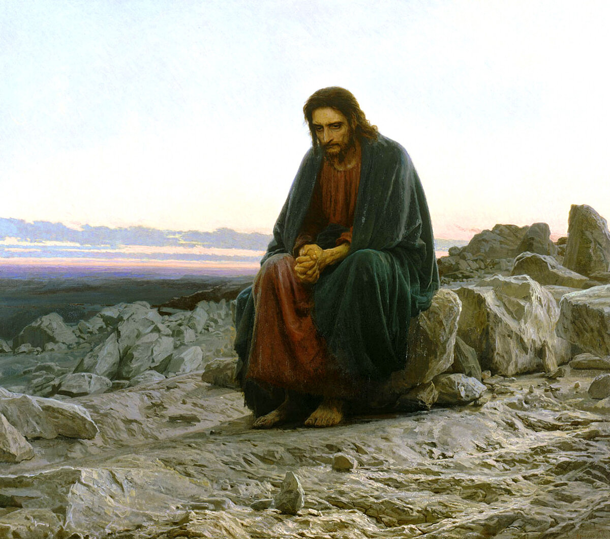 И. Крамской «Христос в пустыне» 1872