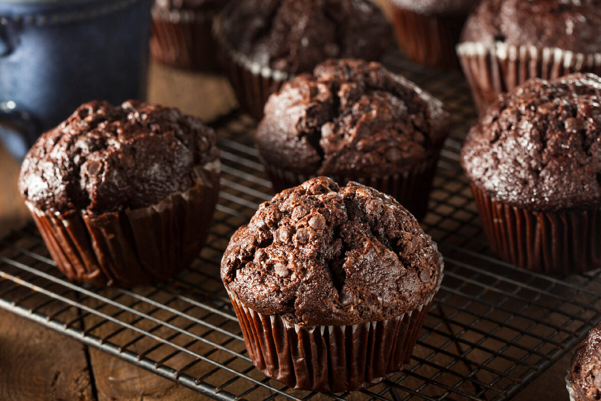 Шоколадные кексы картинки