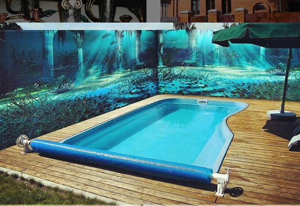 зонирование с помощью рабицы с фотосеткой