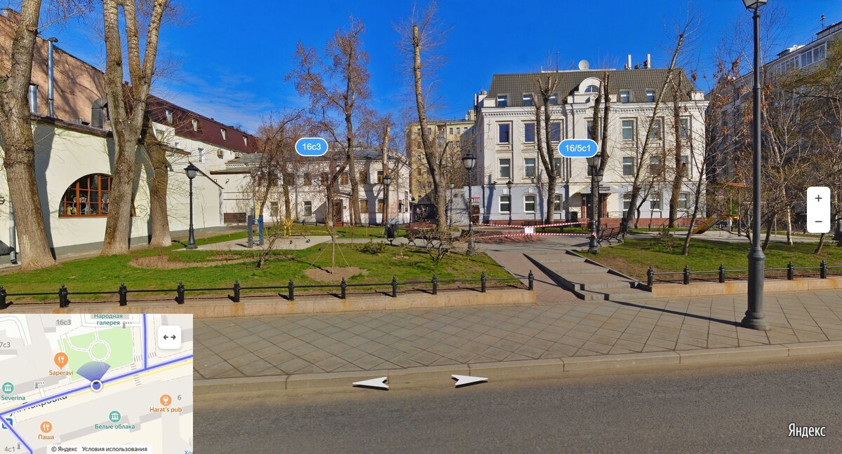 Сквер на месте разрушенной церкви
