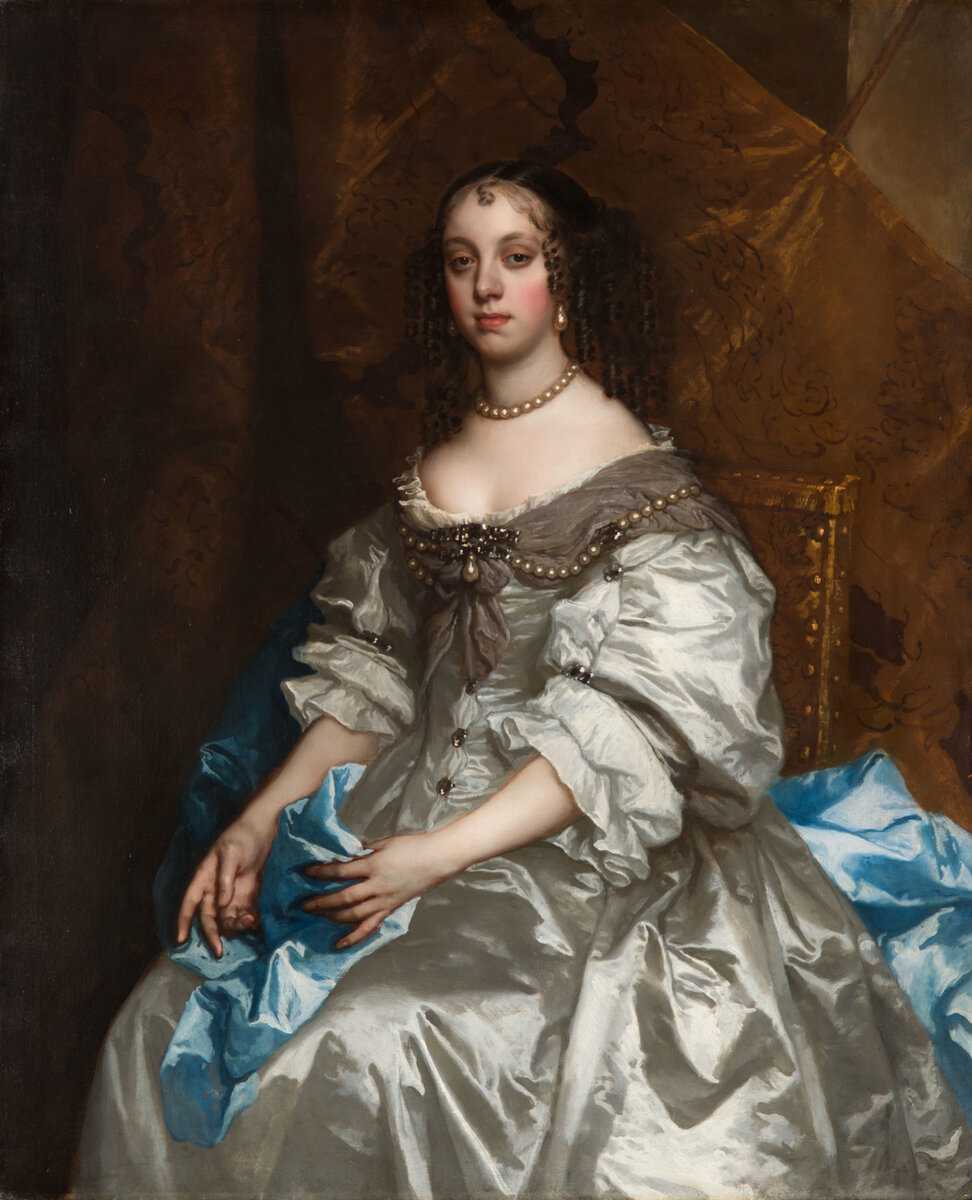 Catherine of Braganza (1638-1705), портрет кисти Sir Peter Lely, источник:  www.rct.uk