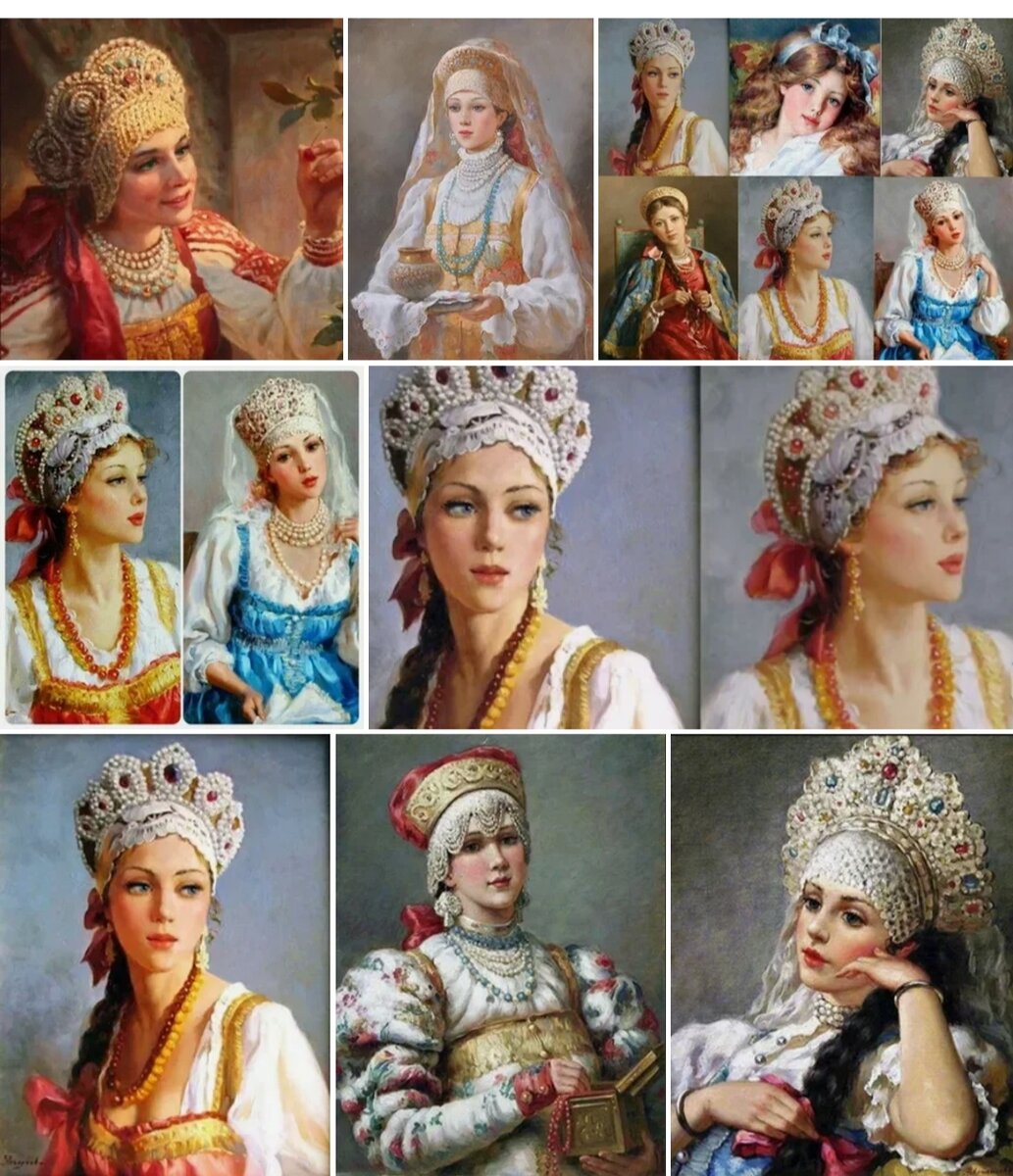 Каждой вещи свое место, или русский народный костюм Women, Single girl, Married 