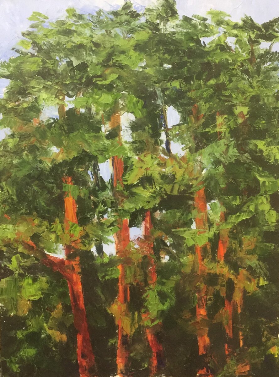 Никита Павлов «Шумят вековые сосны» (из коллекции галереи «Арт-Гнездо»).