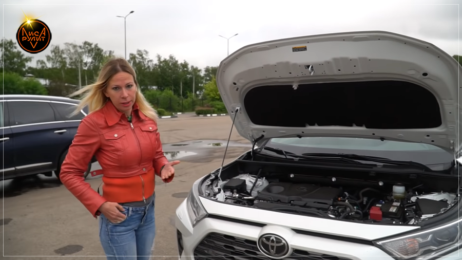 Подкапотное пространство Тойота RAV4. Лиса Рулит