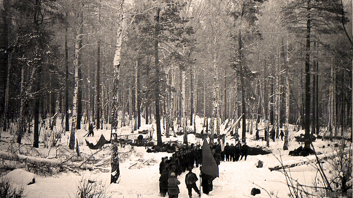 Перевал Дятлова. Кадр с фотоаппарата группы Игоря Дятлова.