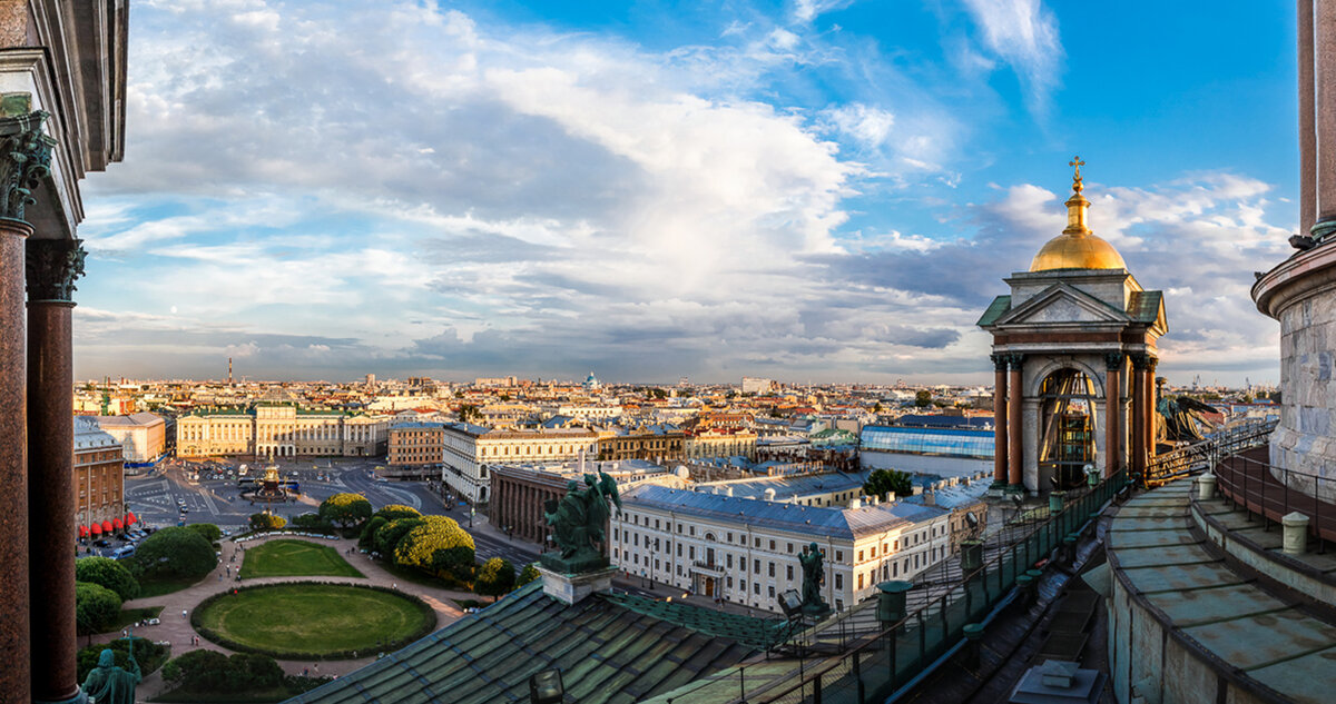 Фото солнечное утро в питере