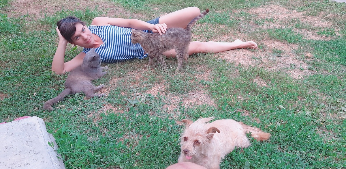 Очень люблю 💞животных и они отвечают мне тем же