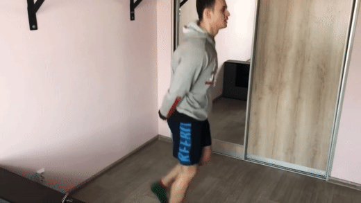 бег с захлестом