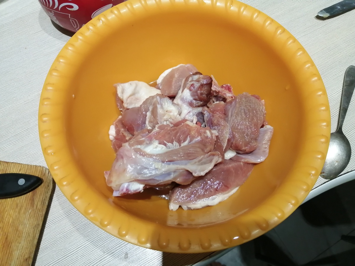 Нарезанная баранина