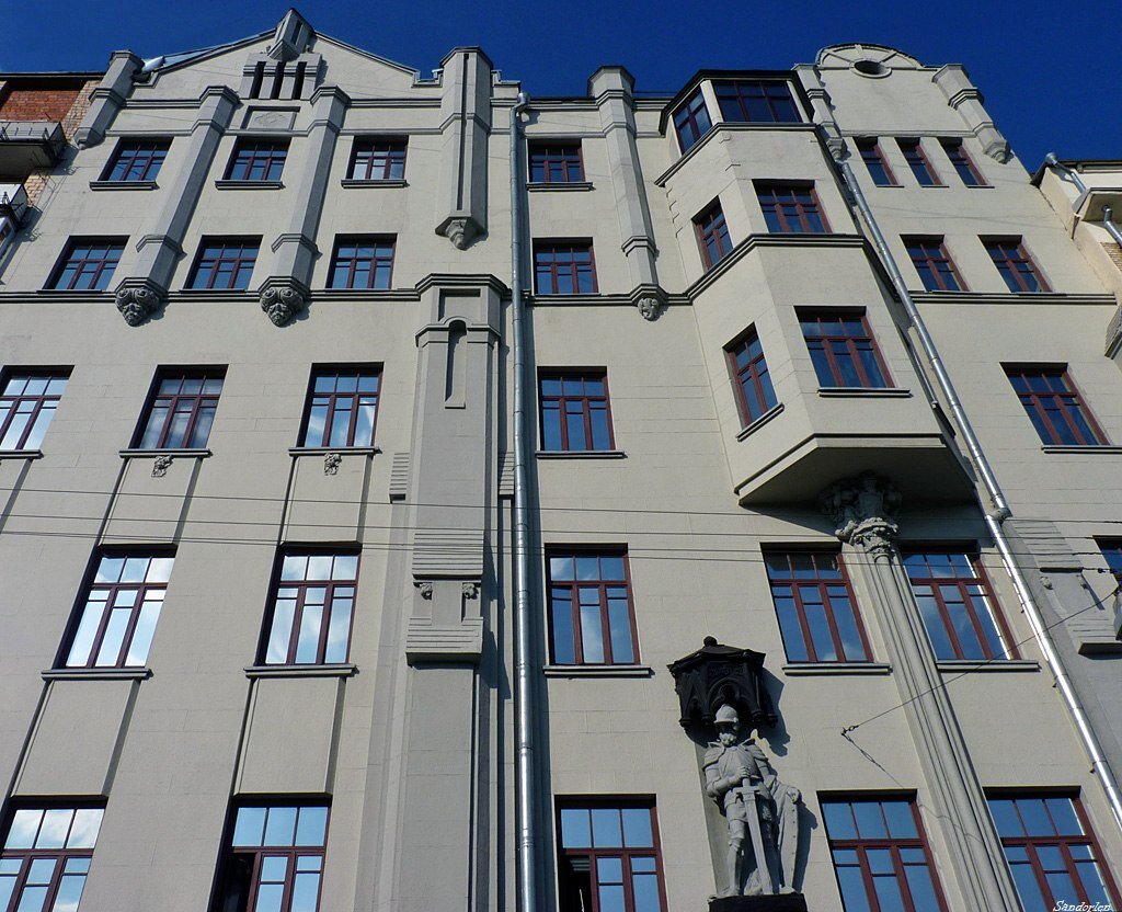 Доходный дом М.О. Эпштейна. Москва, Гусятников пер., 11. Фото: Sandorlen 