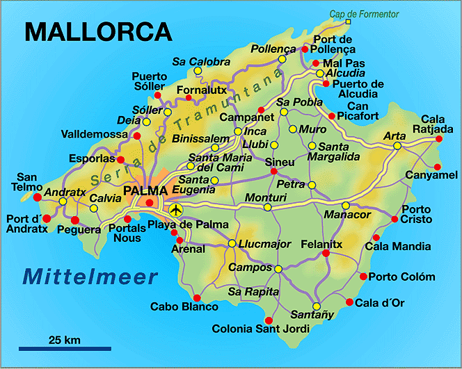 Эта карта даёт некое представление об острове