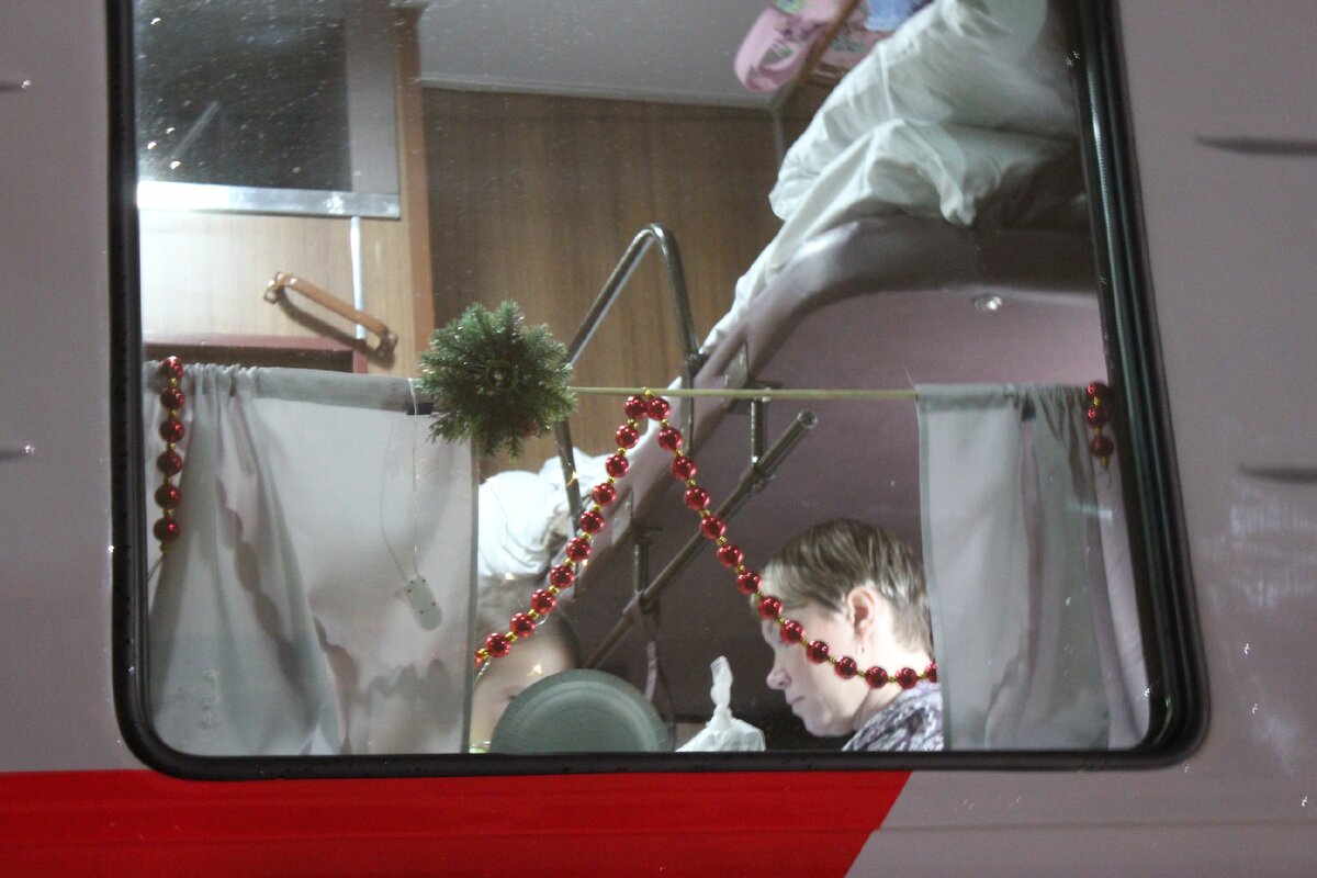 Новогодний рейс поезда 603 Москва-Киевская – Москва-Павелецкая