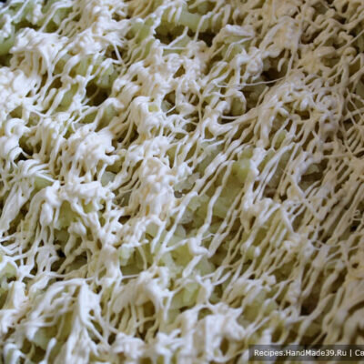 Картофель и майонезная сетка