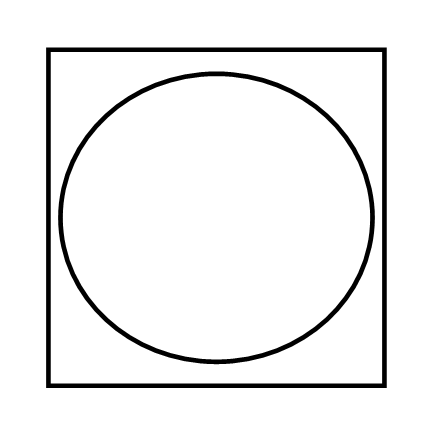 Символ "Круг в квадрате"