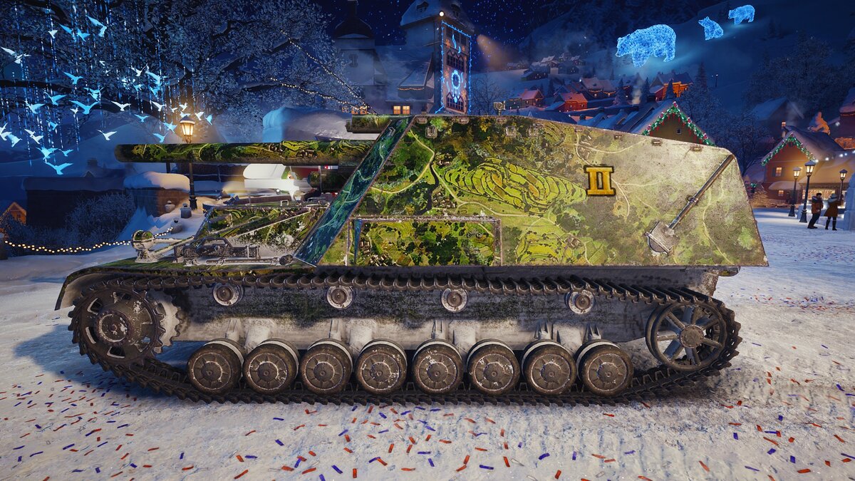 Та самая ПТ-ха, на которой ездил Дед Мороз с оленями