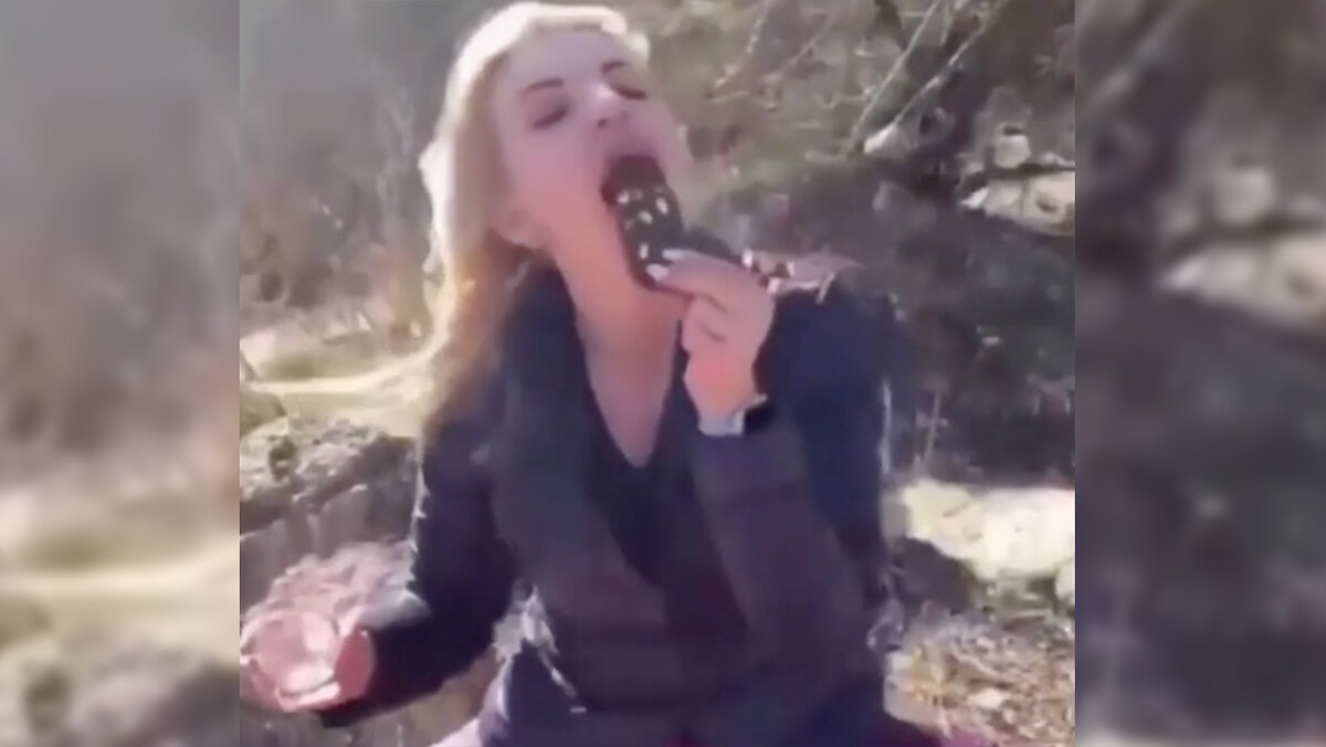 ролик с ругающимся