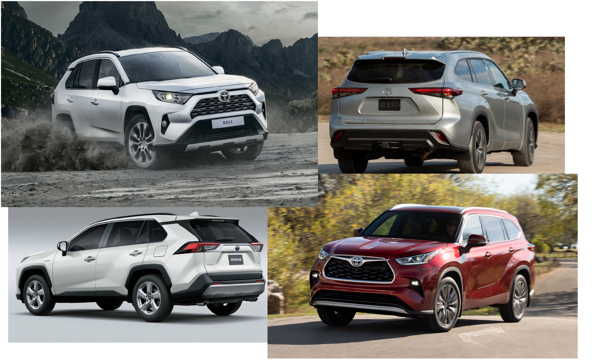 Toyota RAV4                                                                                                                          Toyota Highlander 