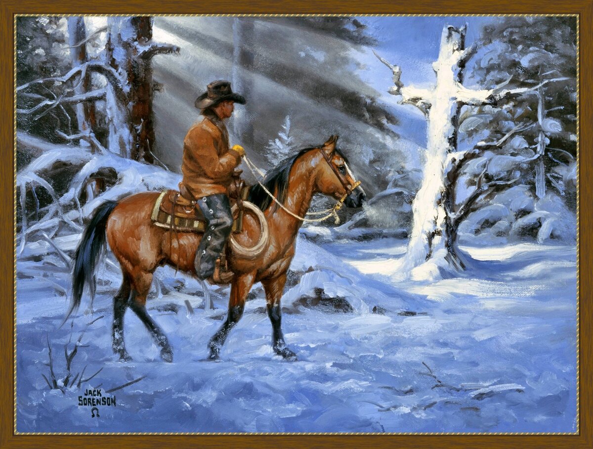 «Тихая ночь, святая ночь» (англ. Silent Night, Holy Night). Фото с сайта: www.jacksorensonfineart.com