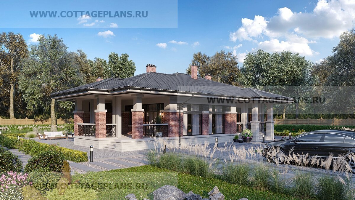  Фасады дома. Источник фото: https://www.cottageplans.ru