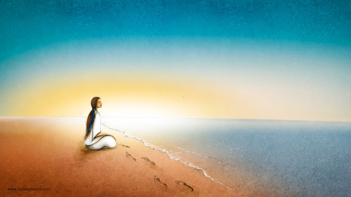 На берегу сознания. Неизвестный художник